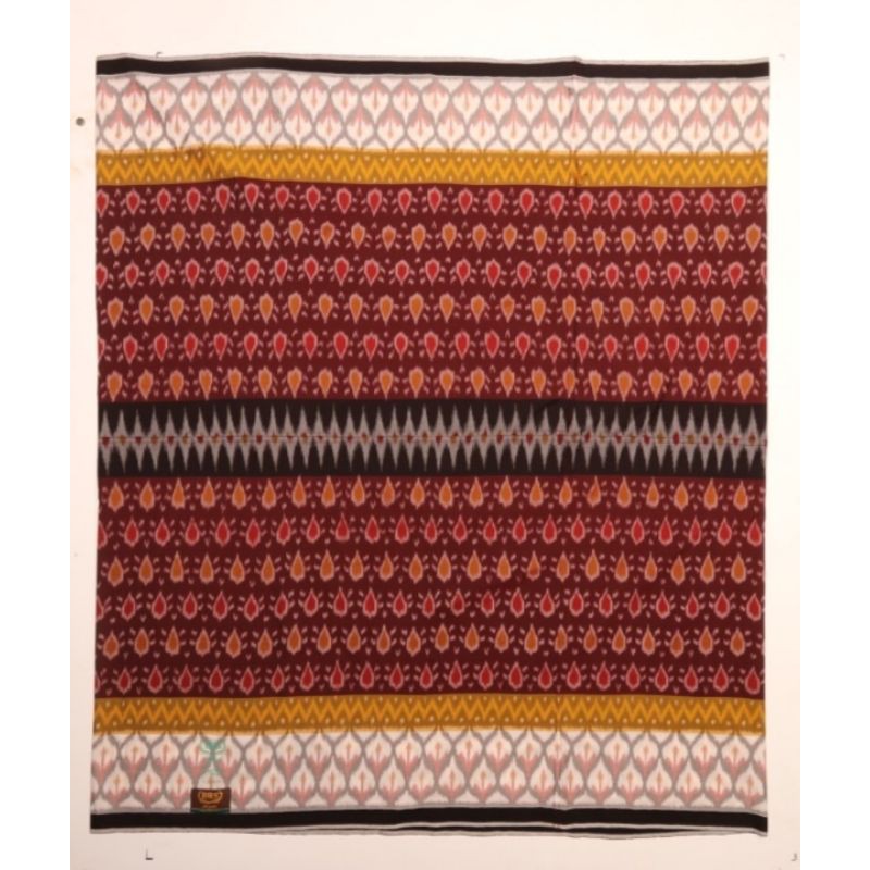 SARUNG BHS GOLD ROYAL IBD WARNA COKLAT KUNING