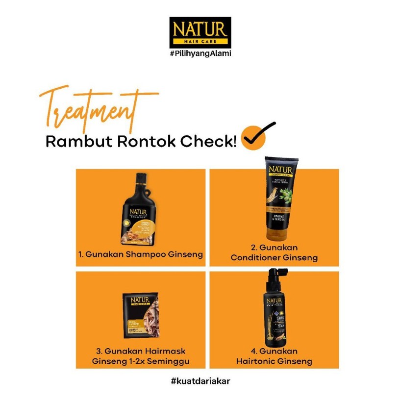 ⭐BAGUS⭐ NATUR HAIR TREATMENT | Shampoo / Conditioner / Tonic / Vitamin