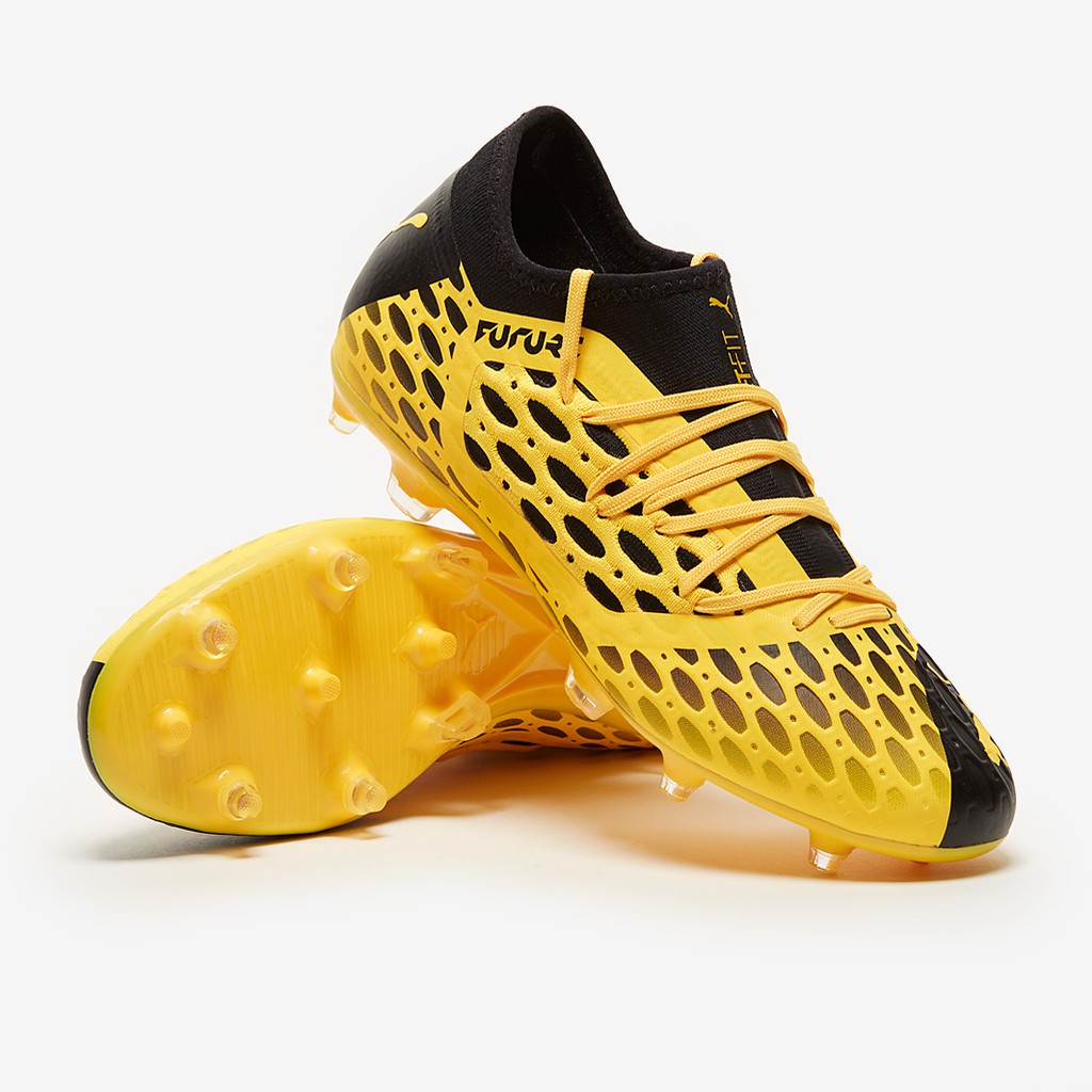  Sepatu  Bola  Puma  Future 5 3 Netfit  FG AG Ultra Yellow 