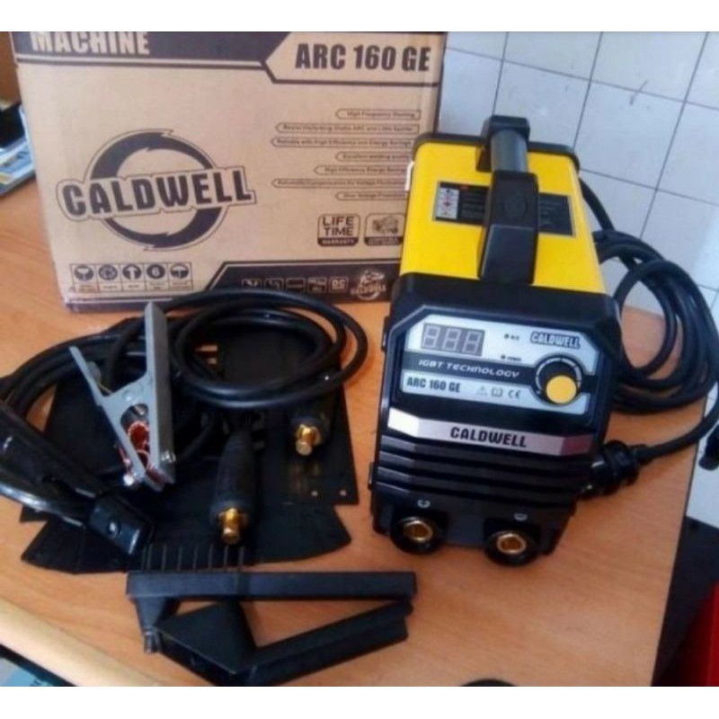 Mesin Las Inverter Caldwell ARC 160 GE, 350x230x310mm, 5.75kg