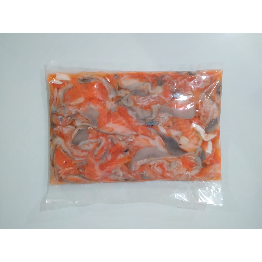 Jual Tetelan Belly Ikan Salmon Kemassn 500gr Pack Shopee Indonesia