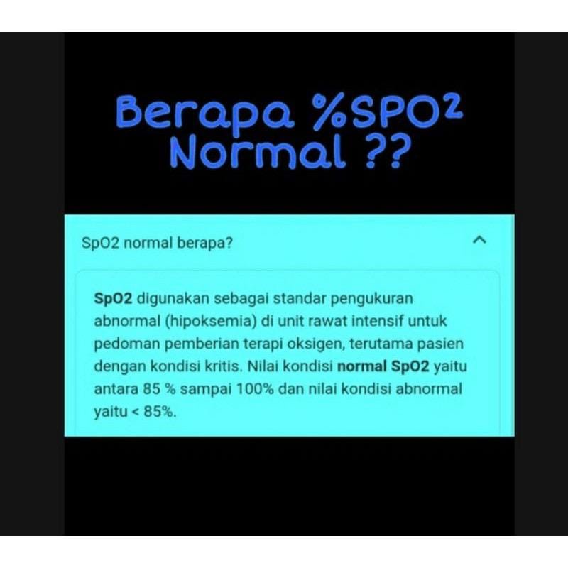 Laristerus79 COD OXIMETER TES OKSIGEN DALAM TUBUH oximeter tes oksigen tubuh anda