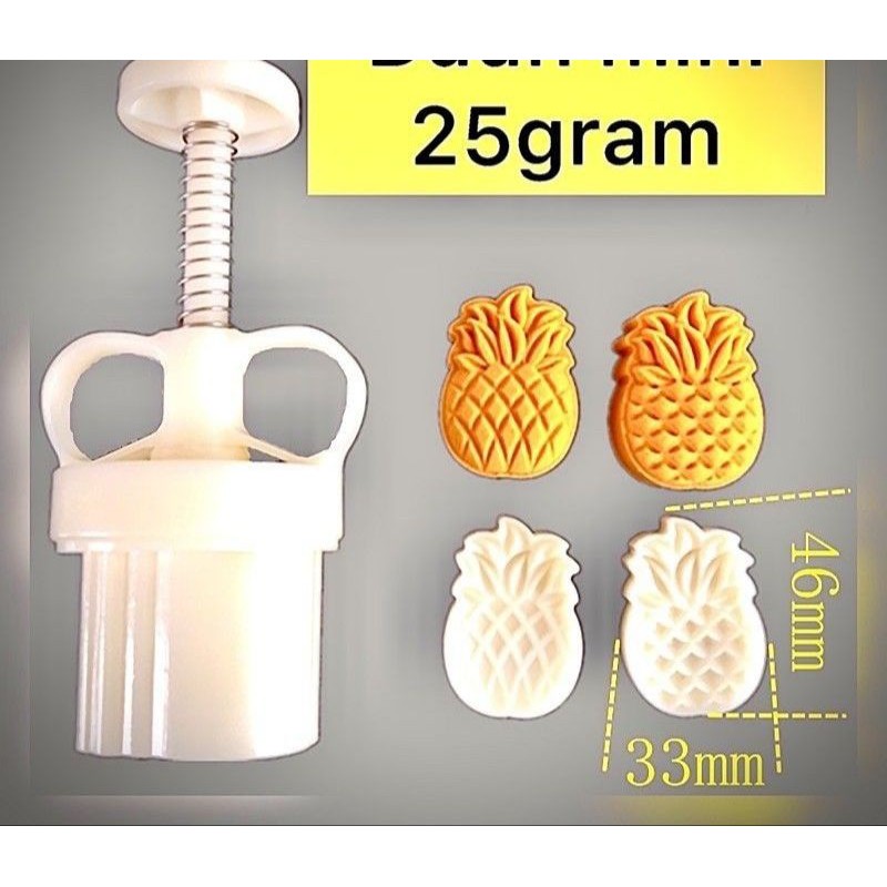 25 GR CETAKAN NASTAR BARU BENTUK NANAS MINI 4 6X3 3 CM 25 GR CETAKAN NASTAR BARU BENTUK NANAS MINI 4 6X3 3 CM