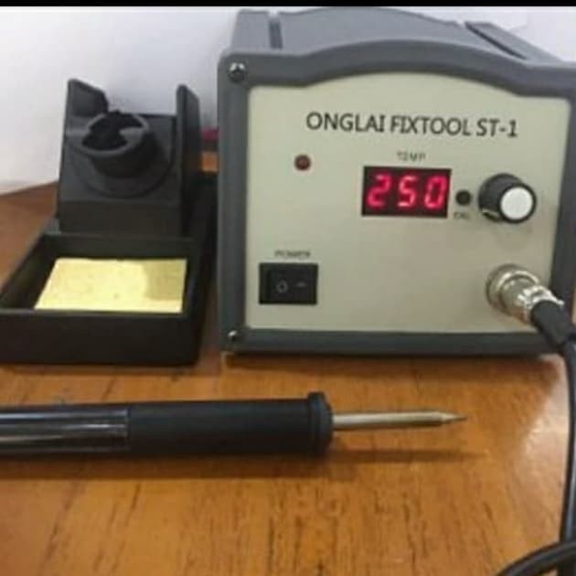 SOLDER STATION ONGLAI FIXTOOL ST-1+ (TRAVO BESAR + KIPAS) ORIGINAL