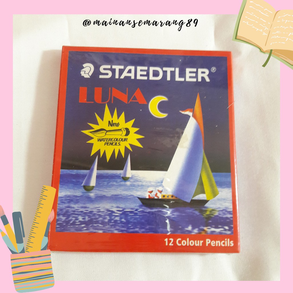 

Pensil Warna Watercolour Staedtler Luna Mini 12 warna