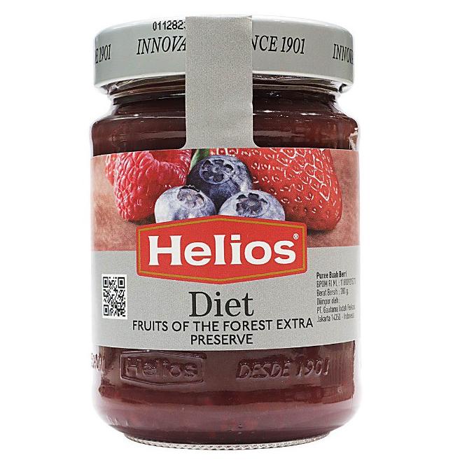 

[R-EOU ☛] Selai Buah Helios Diet Fruit of the Forest Extra Preserve 280g-bisa cod