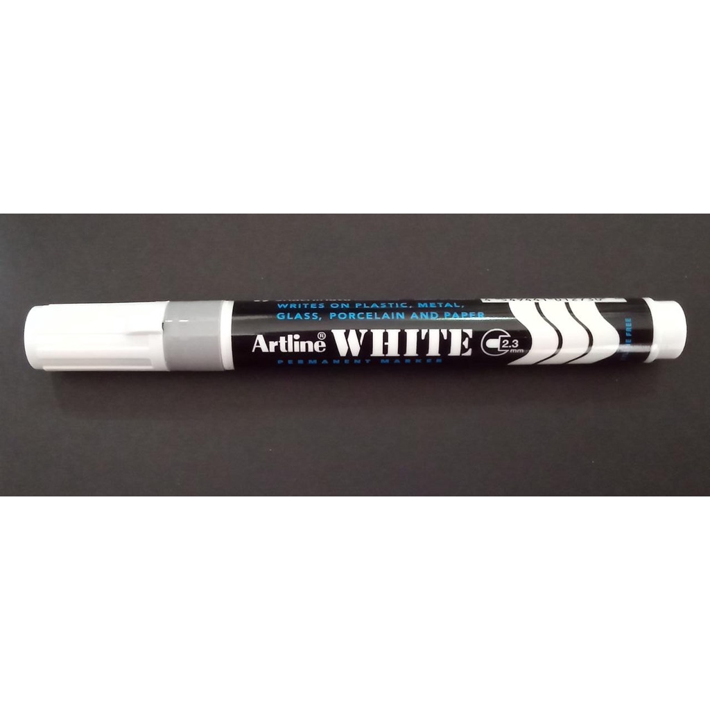 

SPIDOL ARTLINE PERMANENT MARKER 2.3 MM EKS-70 - Putih / Spidol Permanent Putih