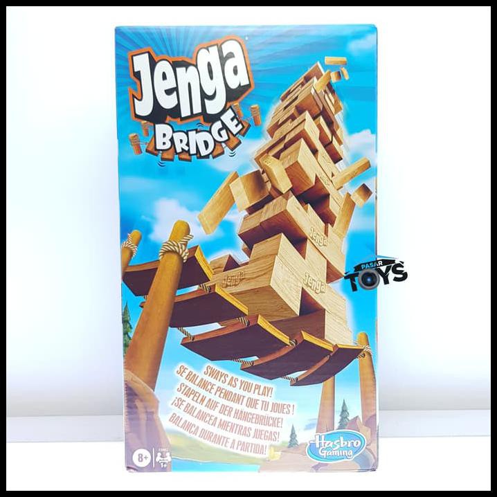 Jenga Bridge Block Stacking Game Hasbro Gaming