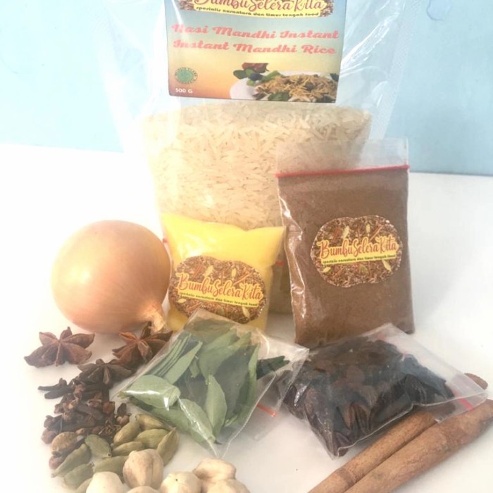 

BERAS BASMATI 500G DENGAN BUMBU NASI MANDHI