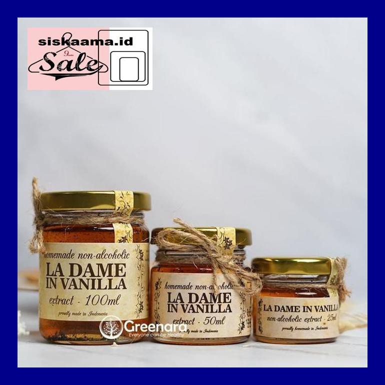 

A40D0Yh La Dame In Vanilla Extract 25Ml - Ekstrak Vanila Halal Mui D50Tr40V