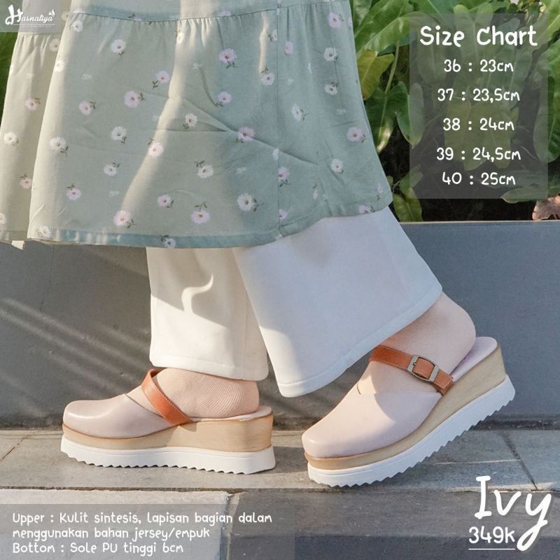 SEPATU IVY SERIES PINK BY HASNALIYA SHOES