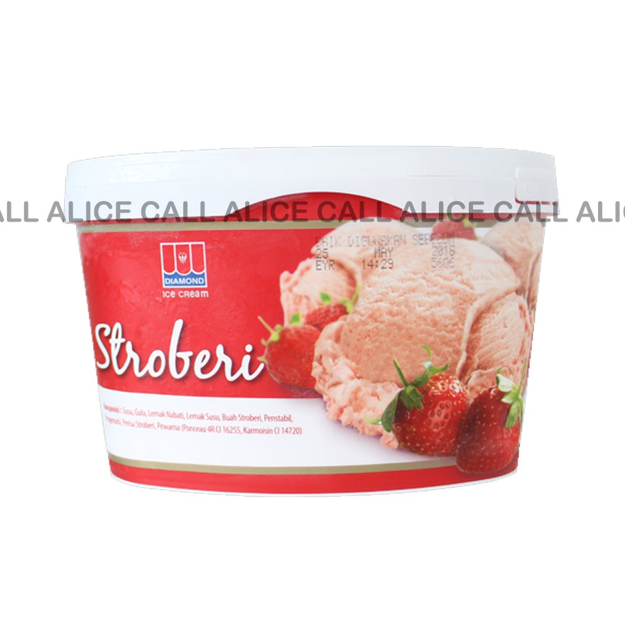 

ES KRIM DIAMOND ICE CREAM REGULAR STRAWBERRY 700 ML