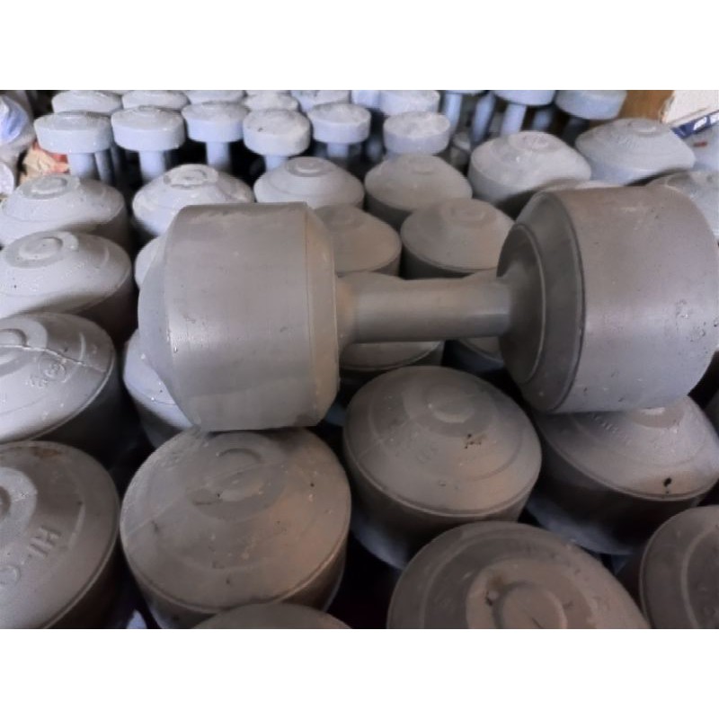 BARBEL/DUMBEL PLASTIK 8KG, ALAT FITNES