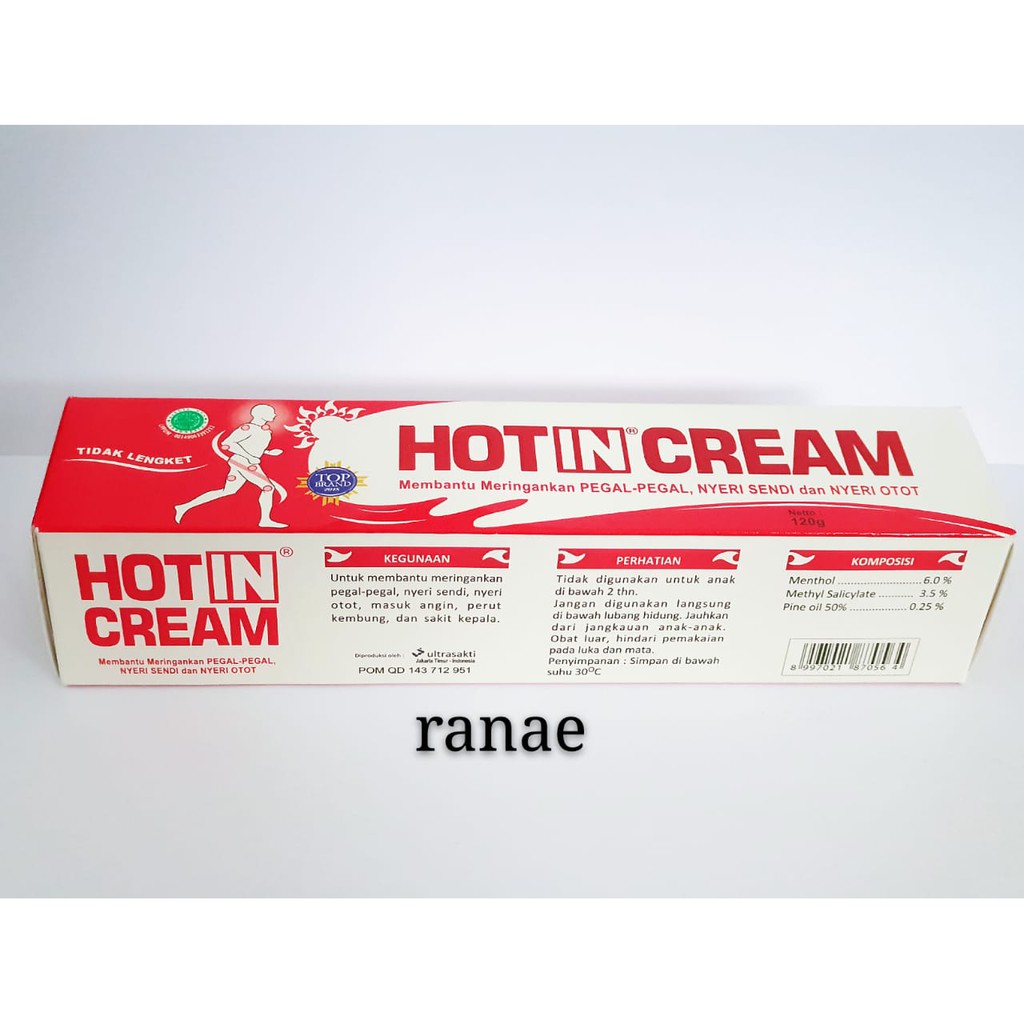 HOT IN CREAM TUBE 120G