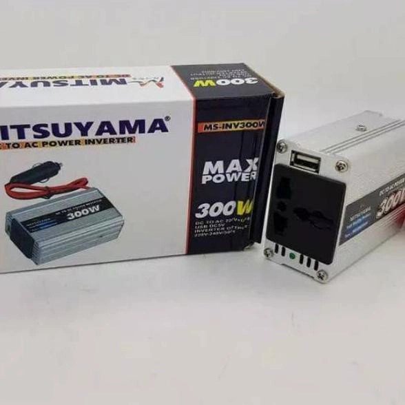 POWER INVERTER MITSUYAMA 300WATT / POWER INVERTER ARUS DC TO AC MS-300