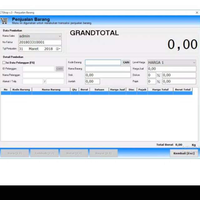 software aplikasi kasir toko