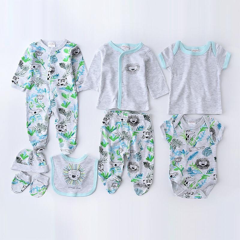 BABY K2 - BODYSET 8 IN 1 MOTIF LION MEREK LITTLE DUCK KODE 00030