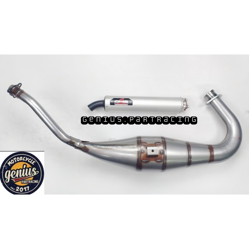 Knalpot CMS Ninja 150 Big Volume Stainless Original