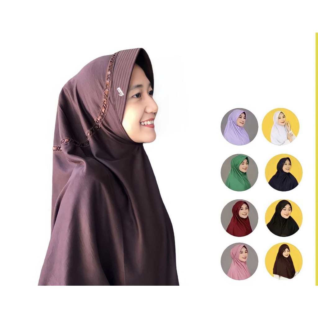 JILBAB SEKOLAH Kerudung SERUT  Size XL