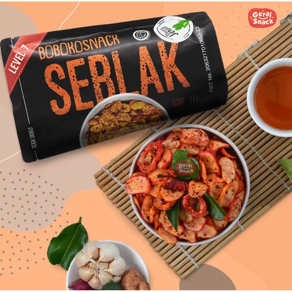 Boboko Snack - Cemilan Seblak Bantat Pedas All Varian Extrra Daun Jeruk Khas Jawa Barat