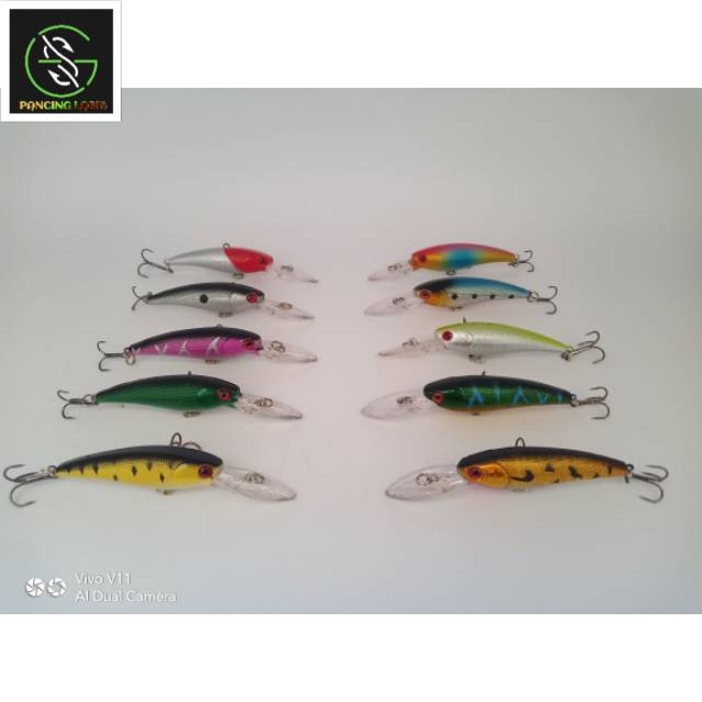 Umpan pancing casting/lure/minow 9cm MURAH minow casting minow sinking minow murah