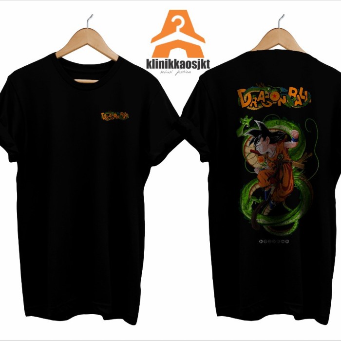 KAOS - BAJU KARAKTER GOKU AND DRAGON DRAGON BALL - TSHIRT DRAGON BALL