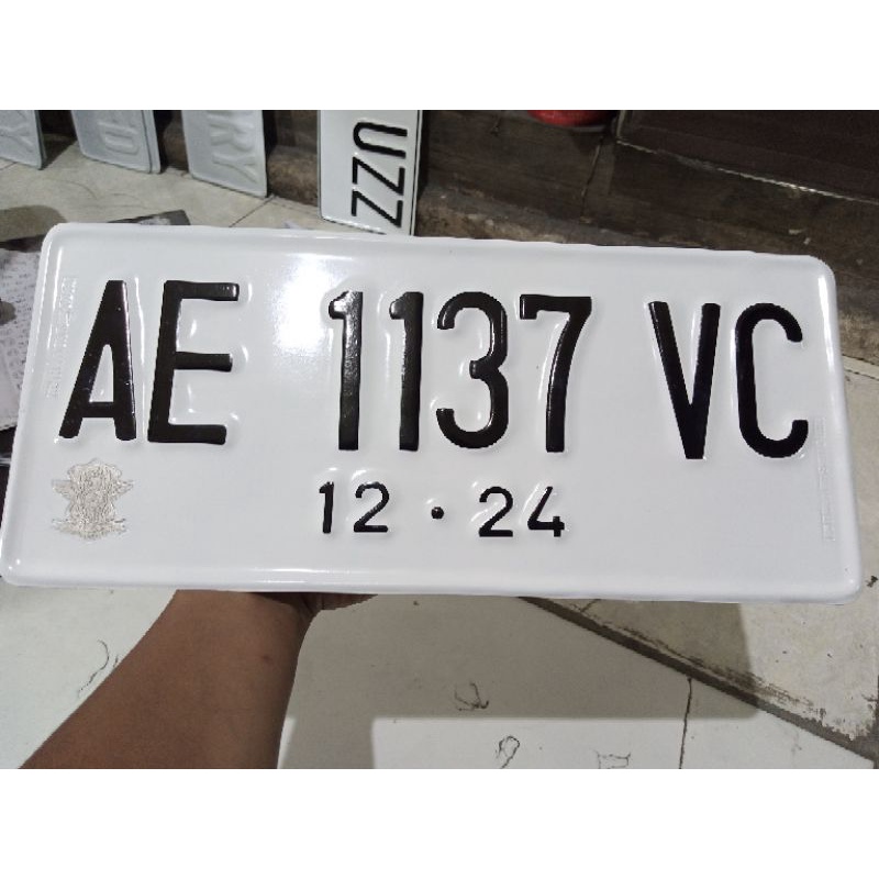 plat nomor mobil CUSTOM JDM (satuan) 16x33 / 16x31