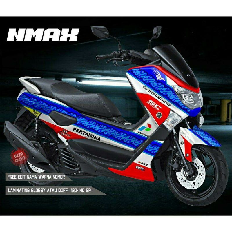 Decal motor nmax old full body Striping nmax 155 full motif variasi Sticker decal nmax old 155