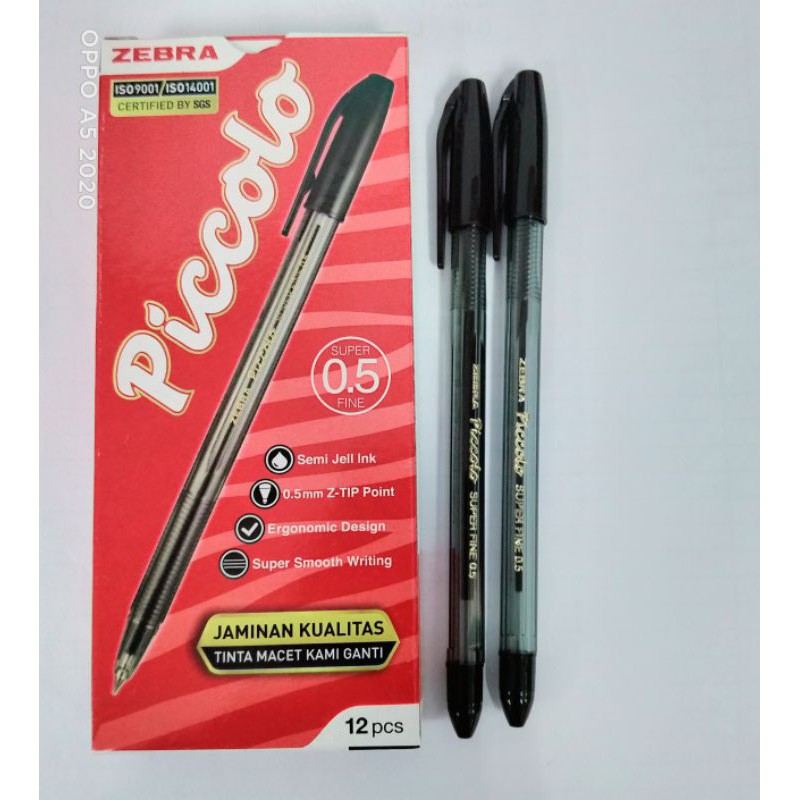 

Ballpoint Zebra Piccolo 0,5 mm (12 pcs)