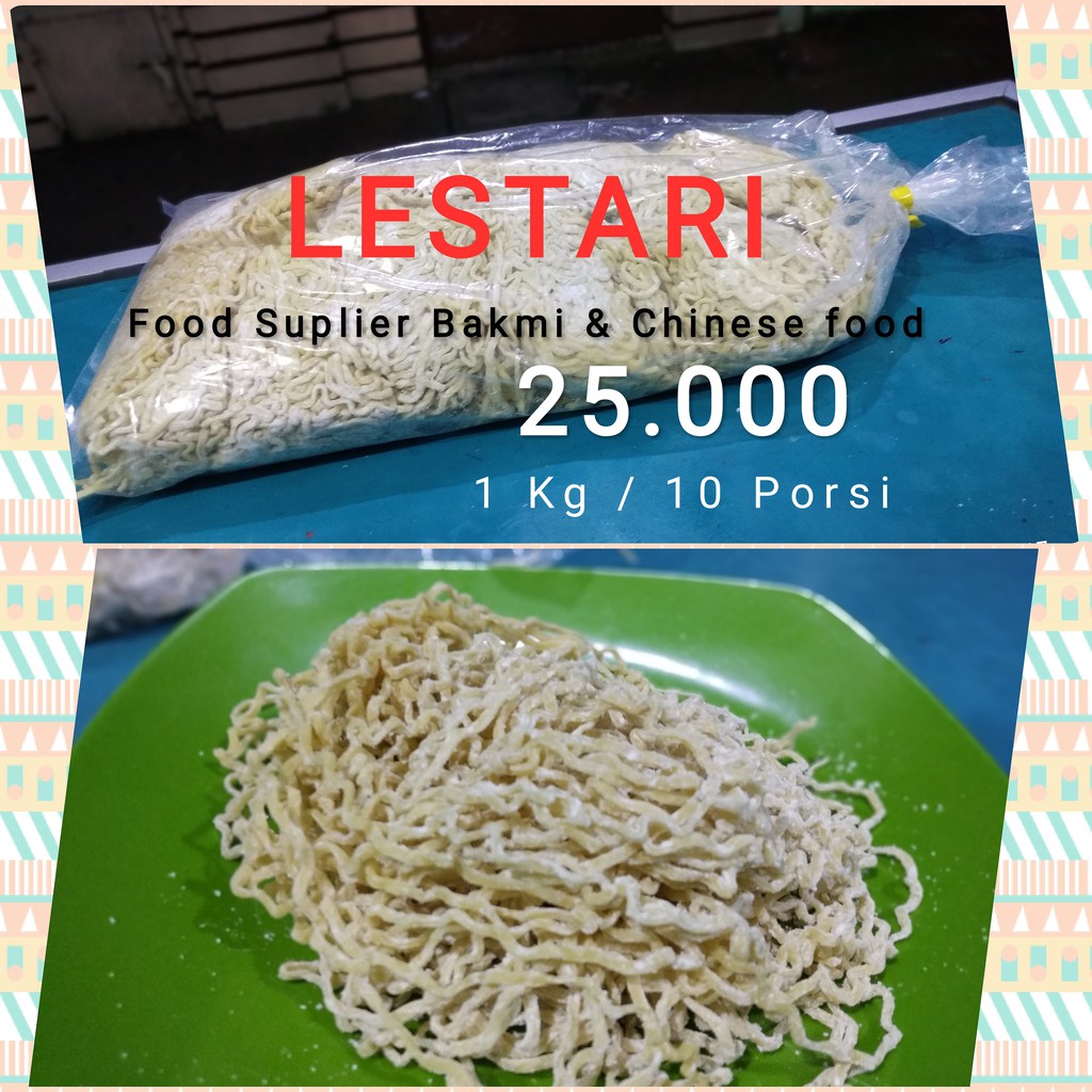 

1 KG/10 PORSI MIE KERITING TELUR SPECIAL BAKMI AYAM DAN BAKMI GORENG/SIRAM