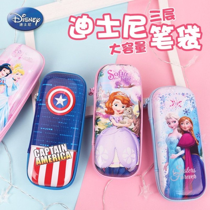 

Limited Kotak Pensil Sekolah Anak Hard Case Disney Spiderman Captain Berkualitas