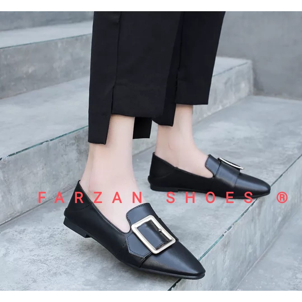 COD VIRAL SEPATU WANITA FLATSHOES WANITA NEW ARIVAL GLOSSY TY 05