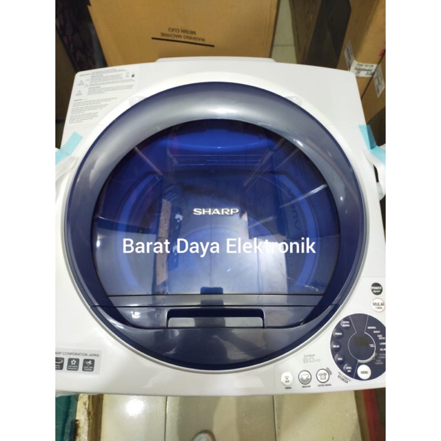 Mesin Cuci SHARP Mesin Cuci 1 Tabung ES-M906P-GR/GB Mesin Cuci Top Load [9 kg]
