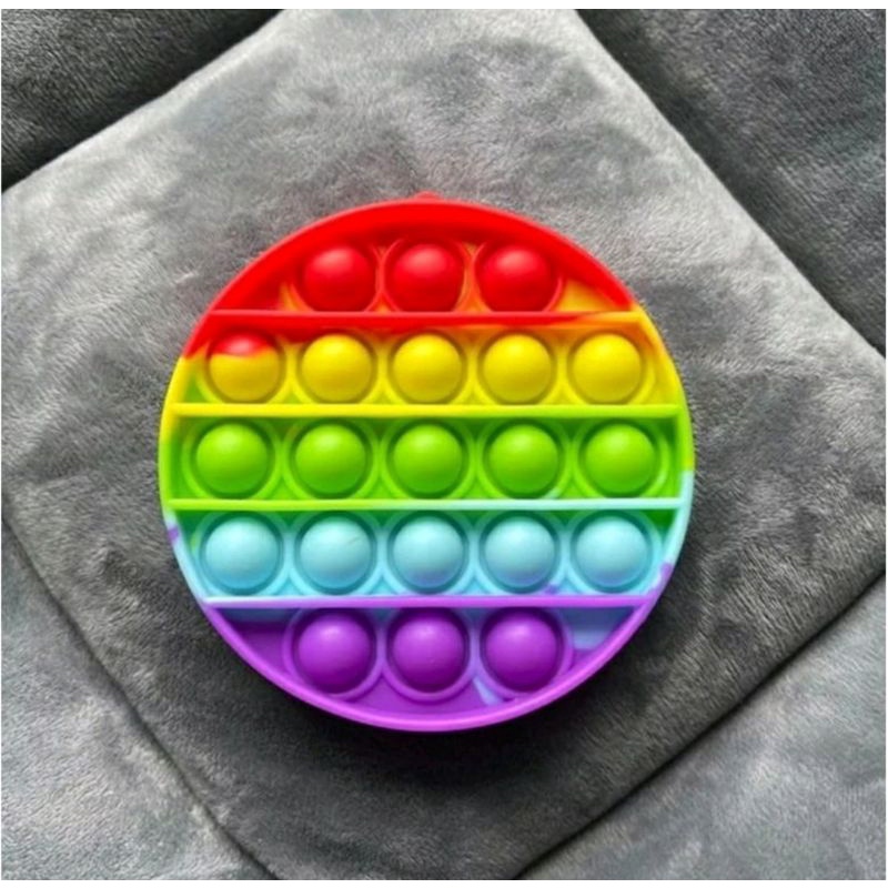 Pop It Fidget Toy Rainbow Mainan Anak Pop it Fidget Toy Murah-1