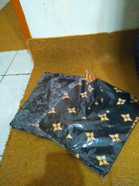 Bswart Batik Hrb026 Kenongo Hem Pendek Padi Pekalongan M L Xl Batik Pria Murah Modern Grosir