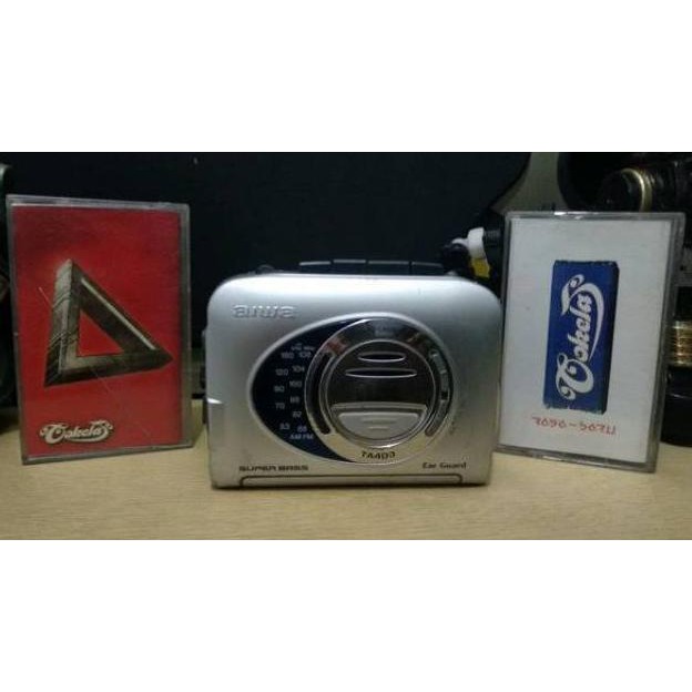 [KODE X798] WALKMAN AIWA TA 403 TA403 RADIO TAPE AUTO REVERSE SUPER BASS KASET CASSETTE JADUL VINTAG