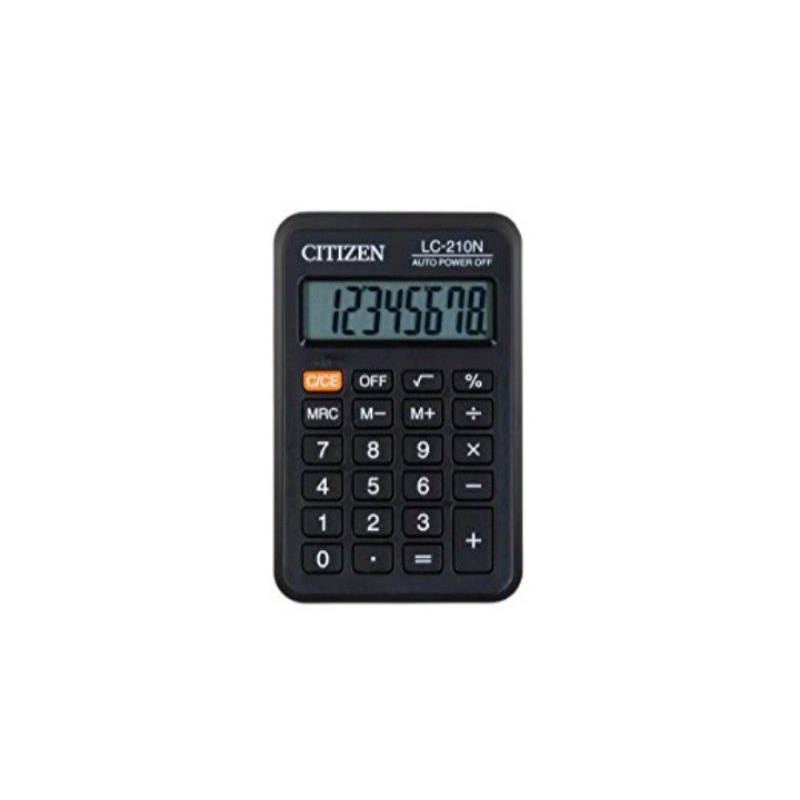 

Kalkulator Kecil Saku plus Sarung Tempat / SLD-200N / LC-210N / LC 110 N / Pocket Calculator