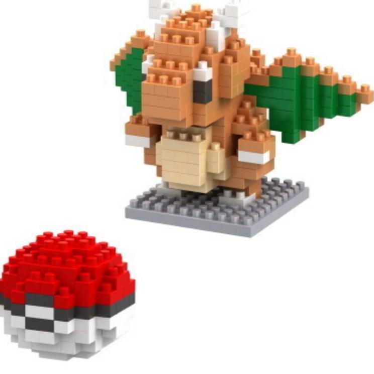Dijamin Sampai lego brick pokemon figure pokemon mainan kreatif anak pokemon lego