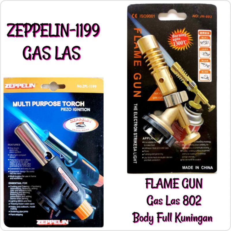 Flame Gun 802 Gas Las Gas Torch Bakar Makanan