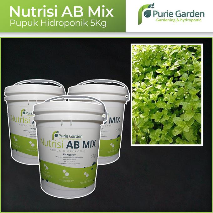 Pupuk / Nutrisi Hidroponik AB Mix- 5Kg 2000Liter(10Liter pekat) - Sayuran Daun