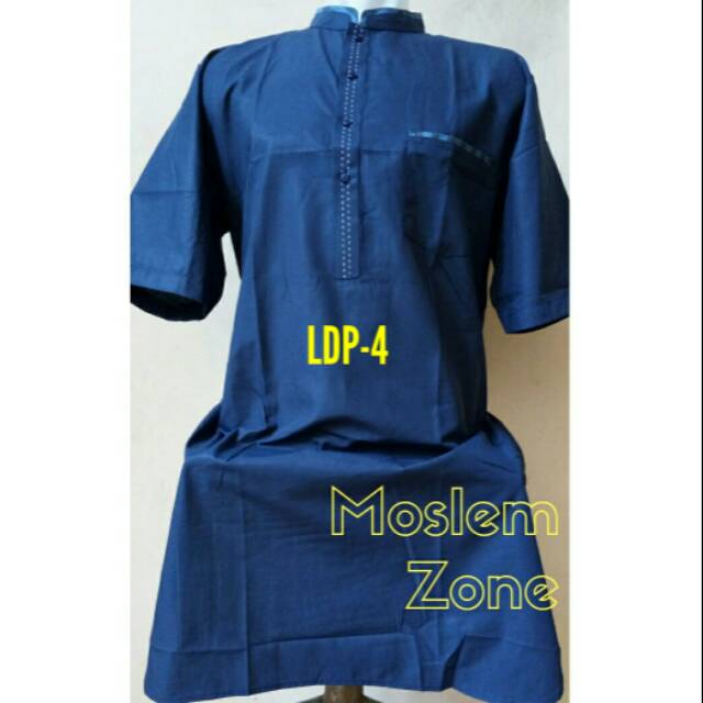 Kurta/ Baju koko Pakistan Al-Luthfi Lengan Pendek LDP-4