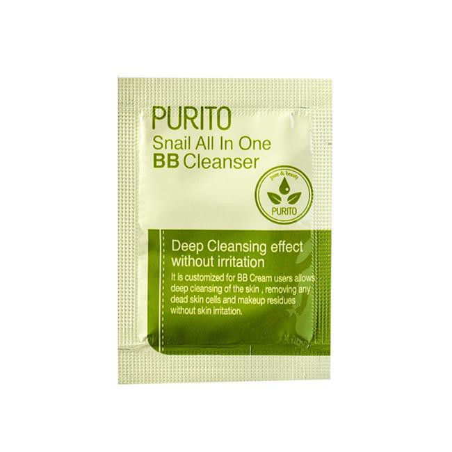 Purito Snail all in one BB Cleanser 1ml (Sample Sachet)