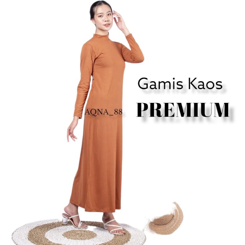 Baju Gamis Kaos | Mangset Gamis | Dalaman Gamis | Inner Gamis | Iner Gamis Premium