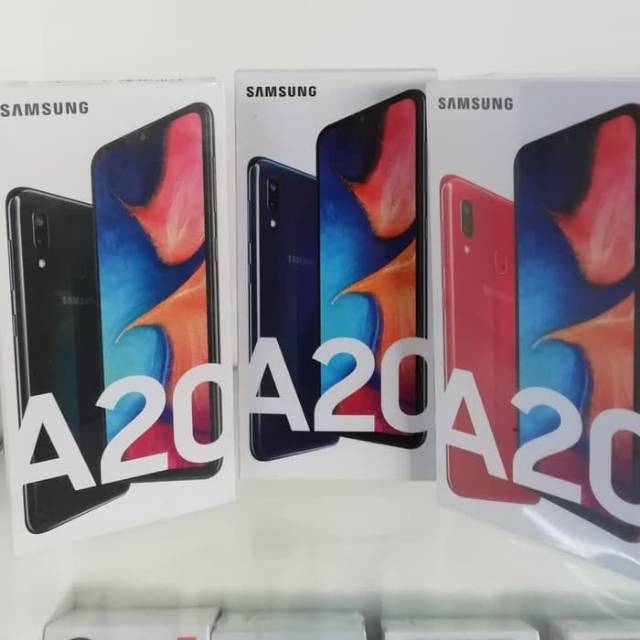 Hp Samsung Galaxy A20 Ram 3/32GB - 32GB - GRS Resmi Samsung 1Thn