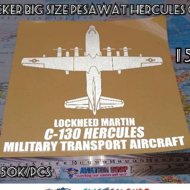 Sticker Pesawat C-130 Hercules