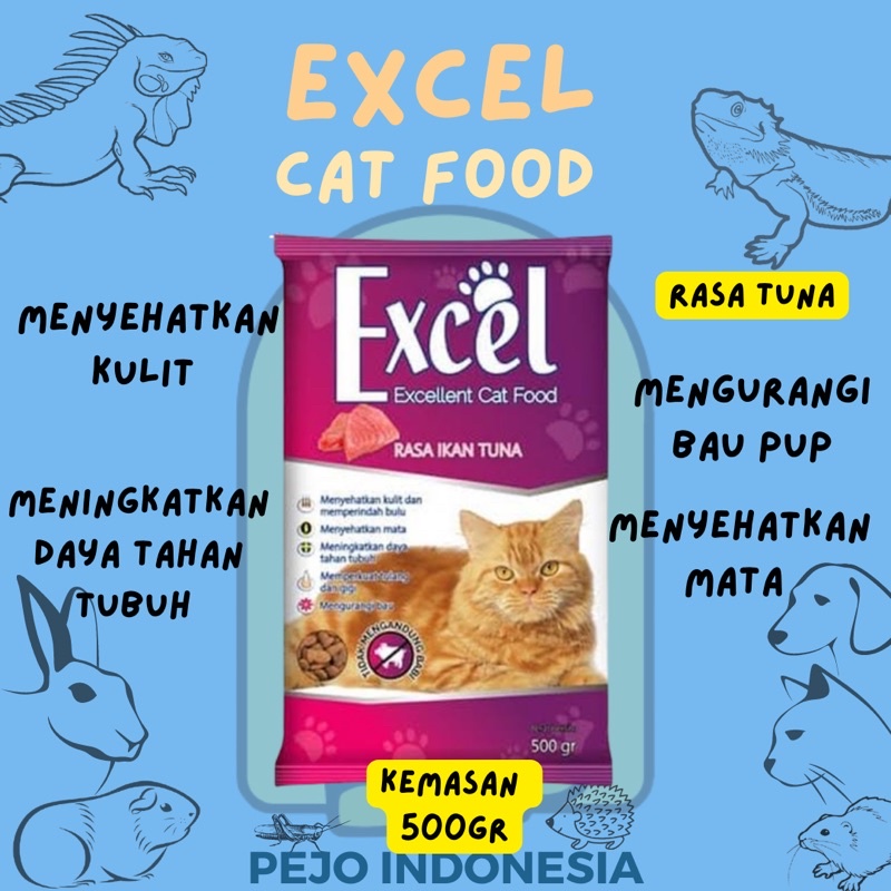 Excel Cat Food Makanan Kucing Rasa Tuna