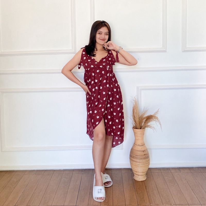 YOLANDA CARISSA DRESS | daster tali bahan rayon