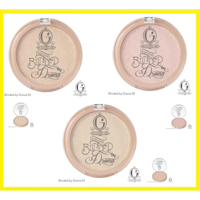 ❄️MATCHA❄️ MADAME GIE BLINDED BY DRAMA HIGHLIGHTER CATCH THE GLEAM BROW DRAW FABULOUS LAVA