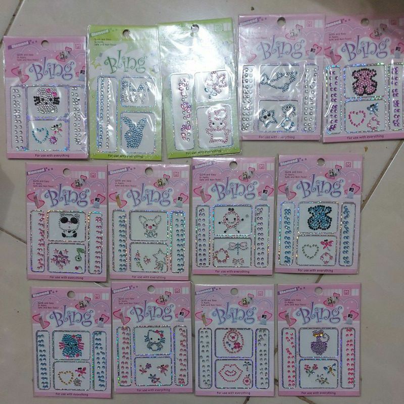 

STICKER BLING DIAMOND KARAKTER