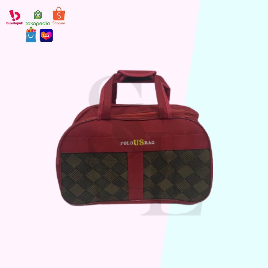 TAS PAKAIAN / TRAVEL BAG NO TROLLY / TANPA PAPAN / TAS TENTENG UKURAN 18+22 INCH